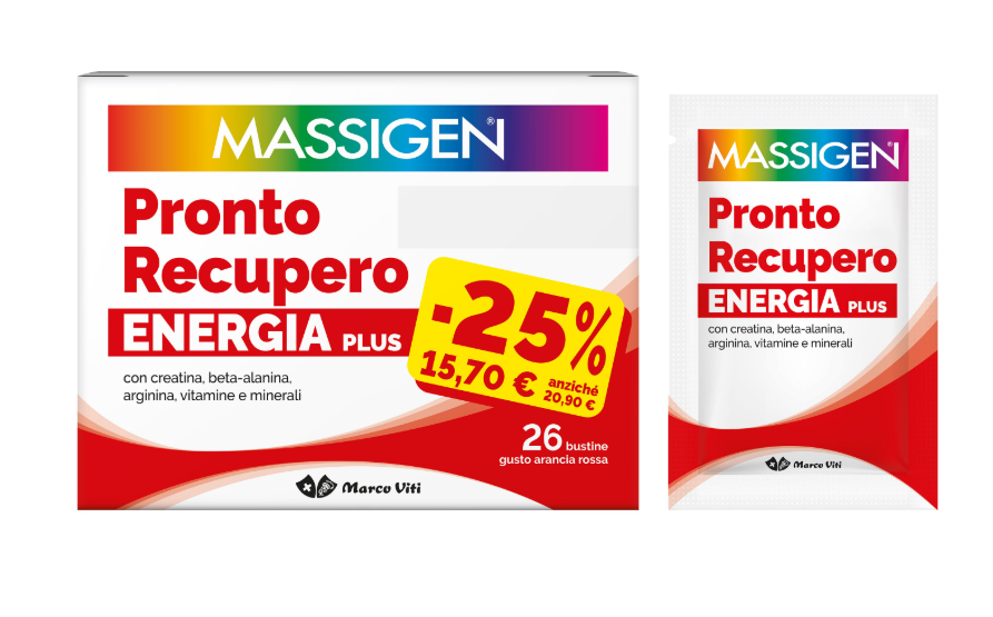 Massigen Pronto Recupero Plus 26 Bustine Promo